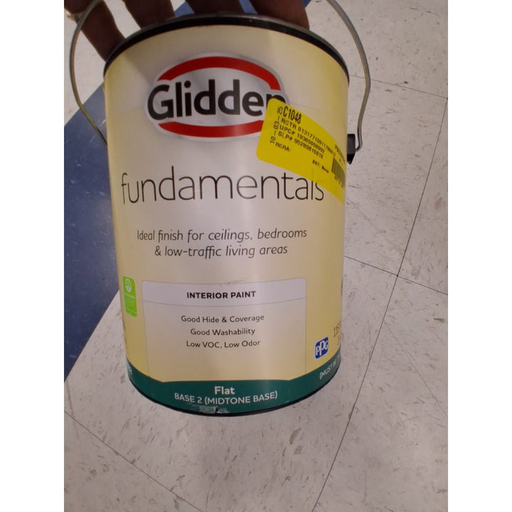 1 Qt. PPG1103-1 Ivory Tower Flat Interior Latex Paint