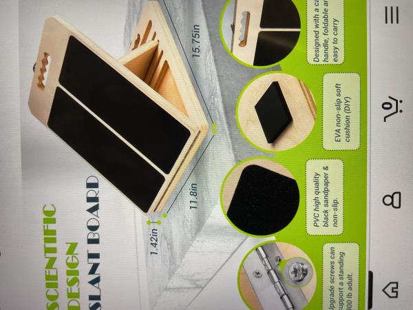 Wooden adjustable non slip traction Retail $26.99