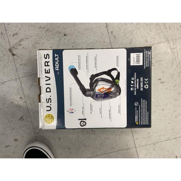 U.S. Divers Adult Dryview LX Full Face Snorkel Mask - S/M, L/XL Retail $60.00