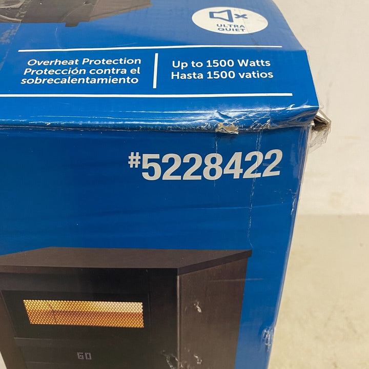 Utilitech Infrared Wood Cabinet Heater with Adjustable Thermometer Model:5228422