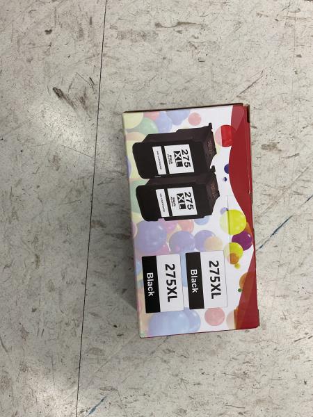 Actualcolor C 275xl Black Ink Cartridge for Canon 275 Xl Ink for Pixma Ts3722 Ts3520 Tr4722 Printer, 2 Black 5.11x1.49x2.75 Retail $35.89