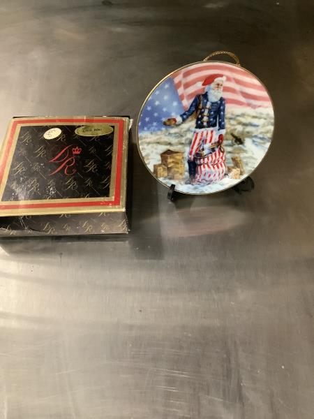 Duncan Royale Civil War History of Santa Claus Limited Edition Plate Retail $24.99
