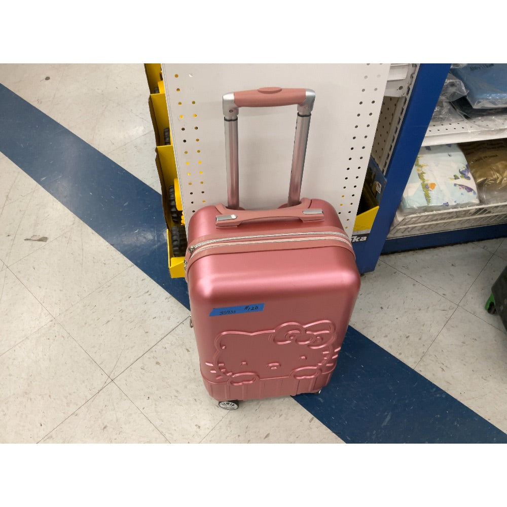 Hello Kitty Luggage - Rolling Suitcase, Carry-On, Rose Gold