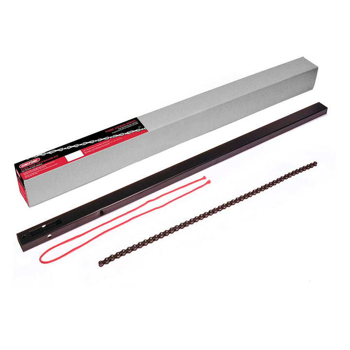Genie EKTC 8ft Chain Drive Garage Door Opener Extension Kit for Genie Tube Style Chain Rails, Metallic