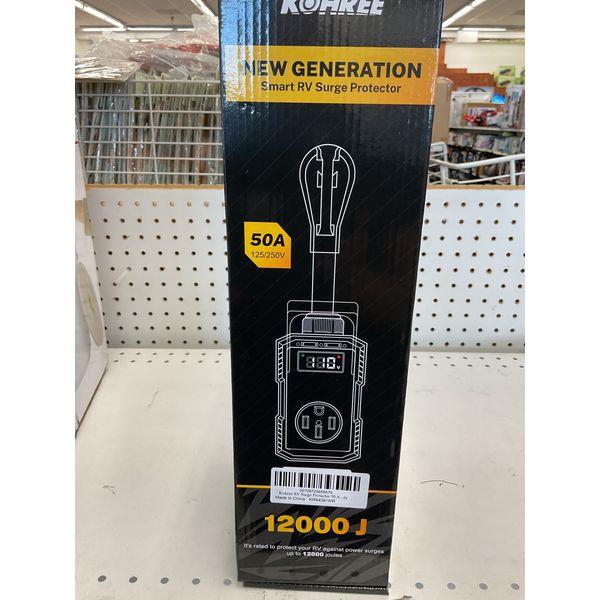 KOHREE New Generation Smart RV Surge Protector - 50A, 125/250V, 12000 Joules Retail $59.99