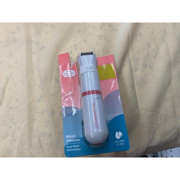PALM PERFECT Bikini Trimmer - Dual Blade Technology, Wet or Dry Use