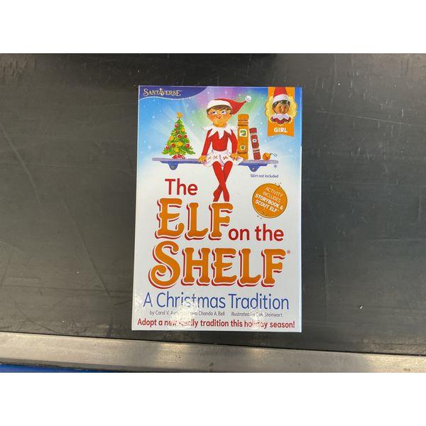 SantaveSE The Elf on the Shelf, Christmas Tradition - Includes Storybook & Scout Elf Girl