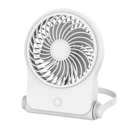 Mainstays New 4  on-the-Go Folding Personal Fan for Stroller  Car Seat  Treadmill  White