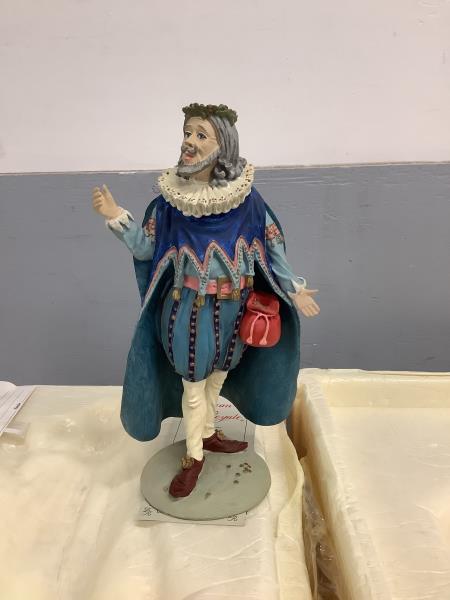 Duncan Royale History of Santa II Sir Christmas Collectors Edition Figurine Retail $150.00