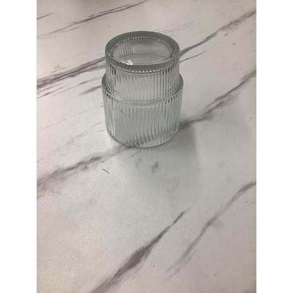 Glass Tumbler - Ribbed Design Retail $1.99