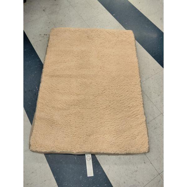 EHEY CIGA Dog Bed - Plush Sherpa, Orthopedic Foam, Beige Retail $40.00