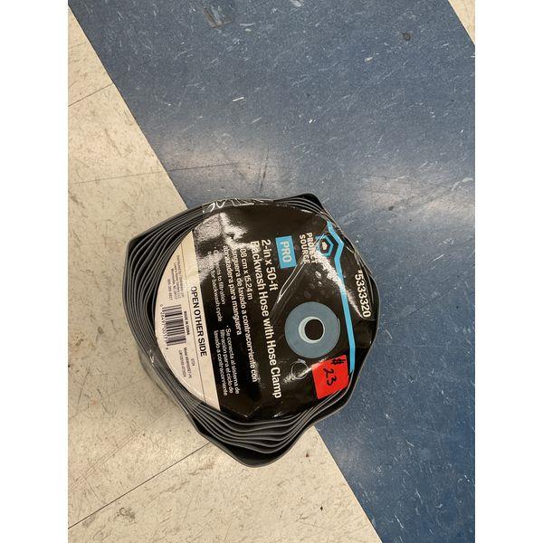 Project Source Pro, 2-in x 50-ft Backwash Hose with Hose Clamp