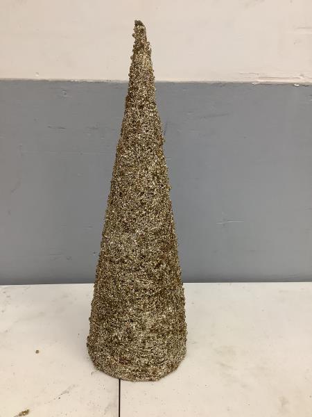 SparkleSphere Cone Tree - Glittered, Cone-Shaped Decorative Accent Retail $14.99