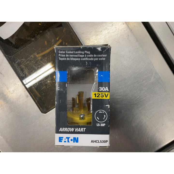 Eaton Arrow Hart AHCL530P Color Coded Locking Plug - 30A 125V, L5-30P