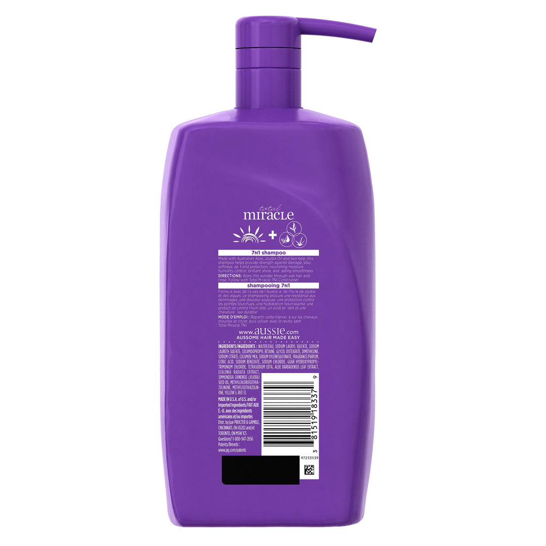 Total Miracle Collection 7N1 Shampoo 26.2 fl oz Retail $17.00