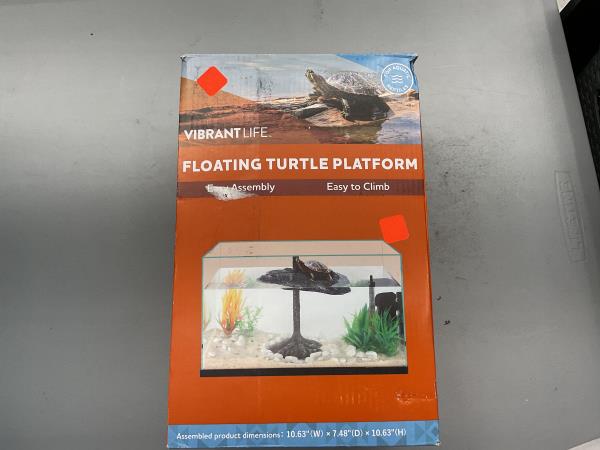 CLEARANCE- Vibrant Life Floating Turtle Platform Terrarium Decor Retail $10.00