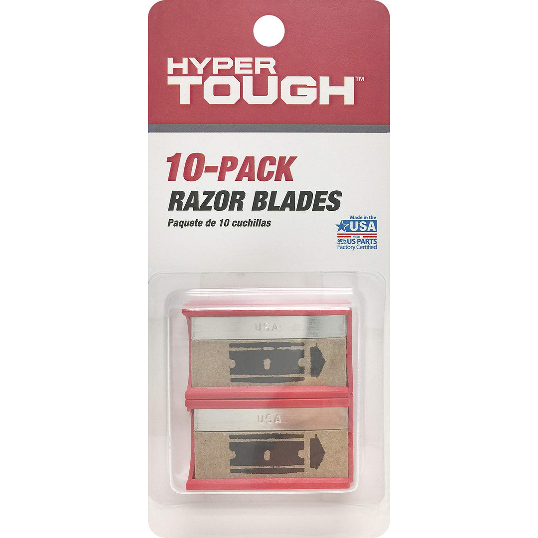 HYPER TOUGH SEB10-D11HT Single Edge Razor Blades, 10 Pack