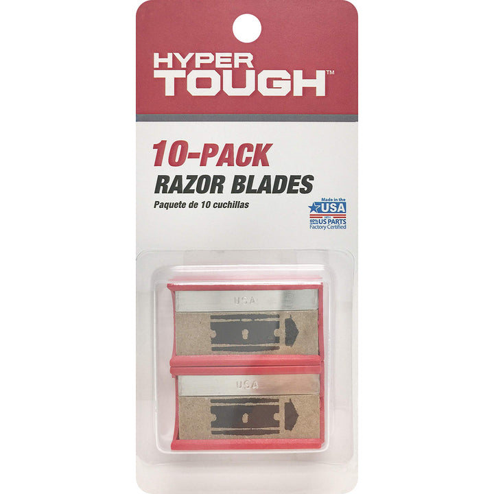 HYPER TOUGH SEB10-D11HT Single Edge Razor Blades, 10 Pack