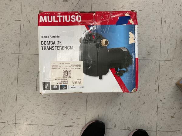 Utilitech Utility Pump - 1/2 HP, Transfer Pump, Cast Iron Retail $75.00