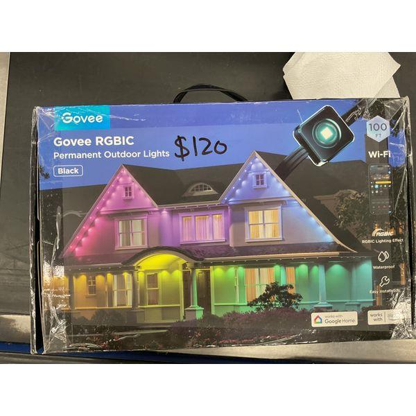 Govee RGBIC Permanent Outdoor Lights - 100 ft, Wi-Fi