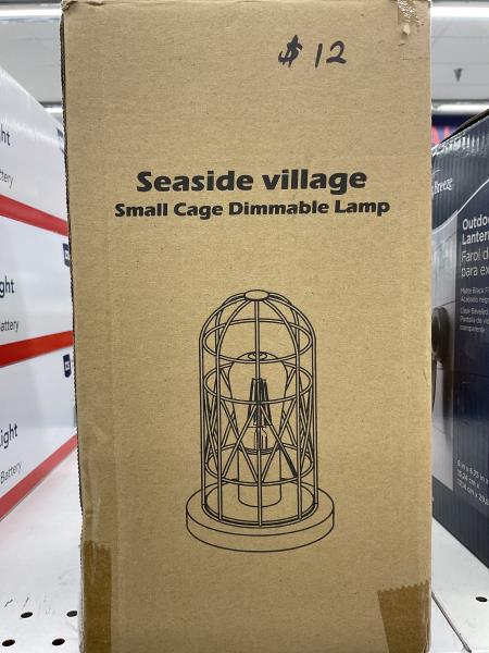 Seaside village small cage dimmable lamp Retail $15.60