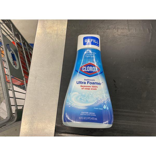Clorox Ultra Foamer Bathroom Refill - Removes Soap Scum Retail $5.00
