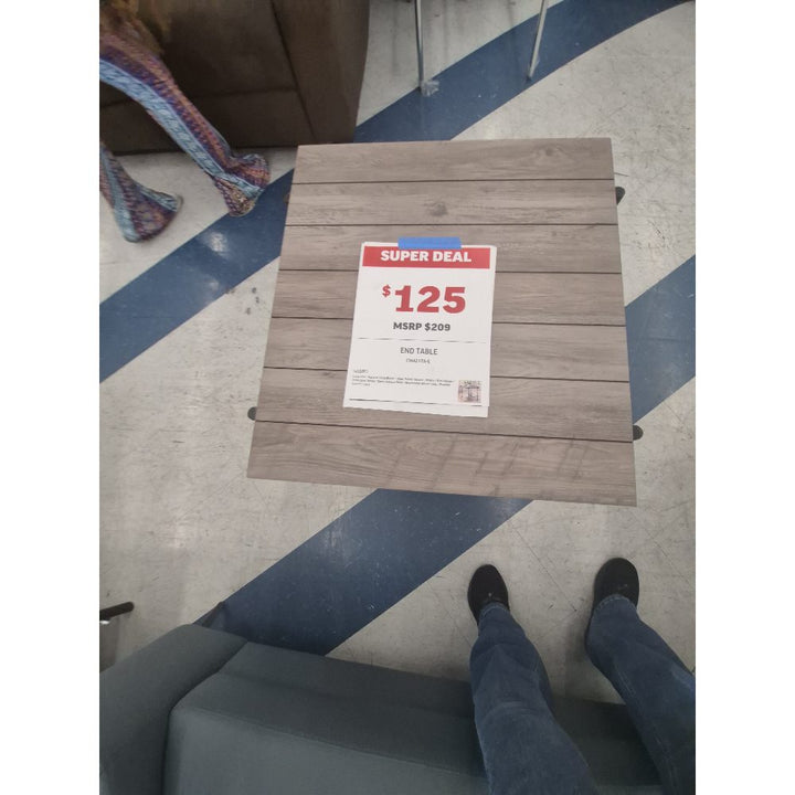 Unknown Brand End Table - Wood Finish, Sturdy Design, Super Deal