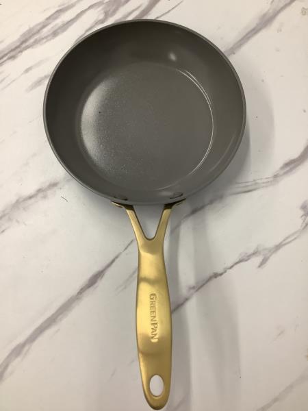 GreenPan Magneto 8" Frying Pan - Gold Handle, Gray Ceramic Non-Stick Retail $45.00