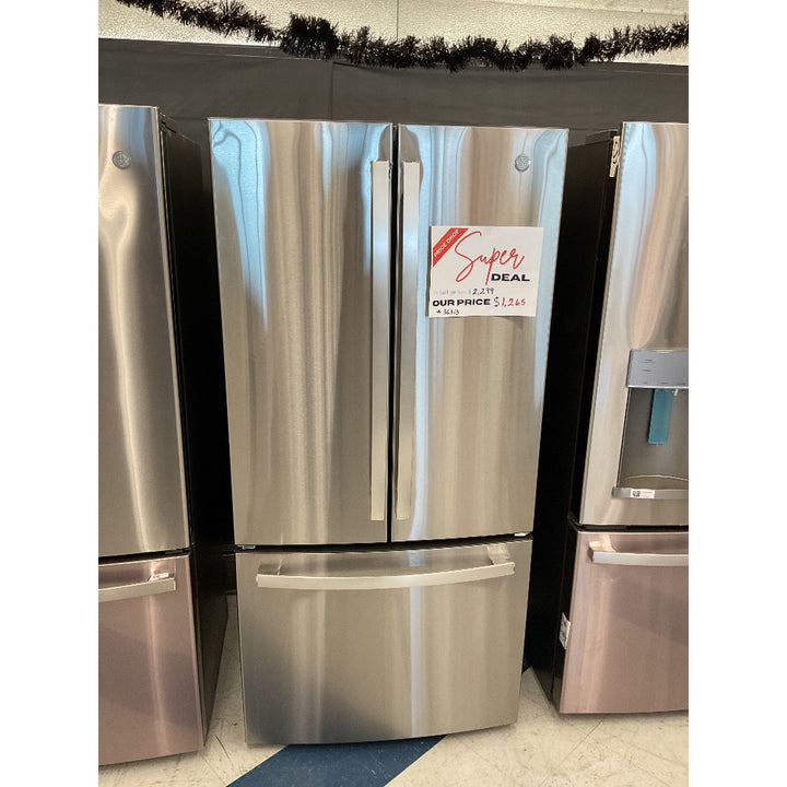GE Refrigerator, French Door, Stainless Steel