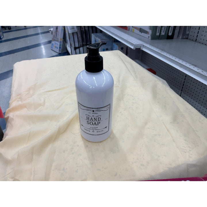 All Natural Hand Soap - Premium Quality, White Bottle