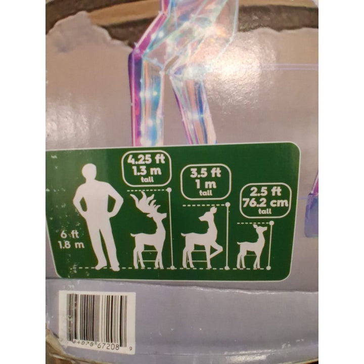 Holiday Time Light-Up Prismatic Deer Family - LED Lights, Twinkle Effect, Indoor/Outdoor Retail $99.00