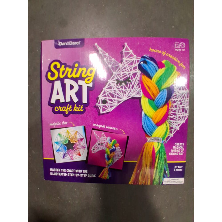 Dan & Darci String Art Craft Kit - Majestic Star, Magical Unicorn, Creative Fun, Ages 10+ Retail $20.00
