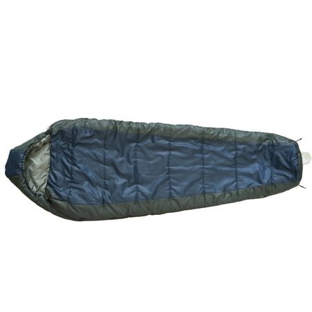 Ozark Trail 30-Degree Cold Weather Mummy Sleeping Bag  Blue  85 X33