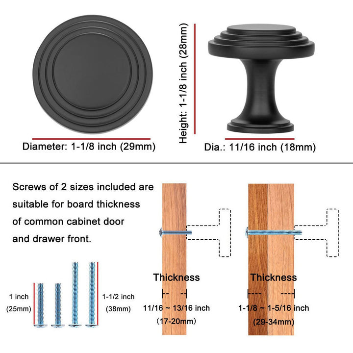 KOOFIZO 10-Pack Cabinet Pull - Chrome Furniture Handle, 5 Inch/128mm Screw Spacing, P19 Solid Hardware for Kitchen Cupboard Door, Bedroom Dresser Drawer, Bathroom, Vanity, Wardrobe