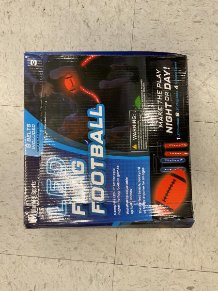 LED Flag Football  Light-up Outdoor Sports Game  for All Ages  by MinnARK Retail $44.97
