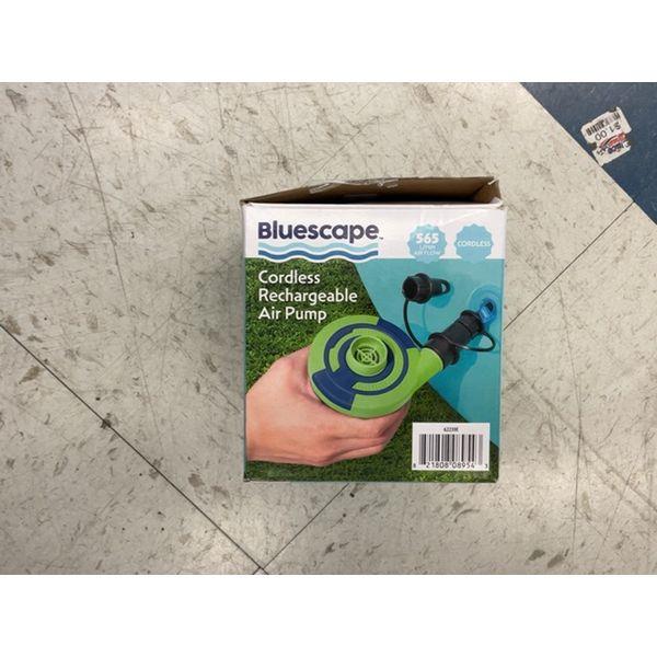 Bluescape Cordless Rechargeable Air Pump - 565 Airflow, Portable Inflator/Deflator Retail $20.00