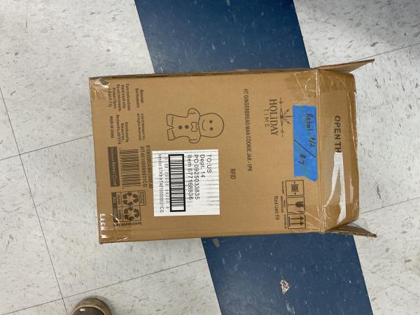 Holiday GINGERBRED MAN COOKIE JAR