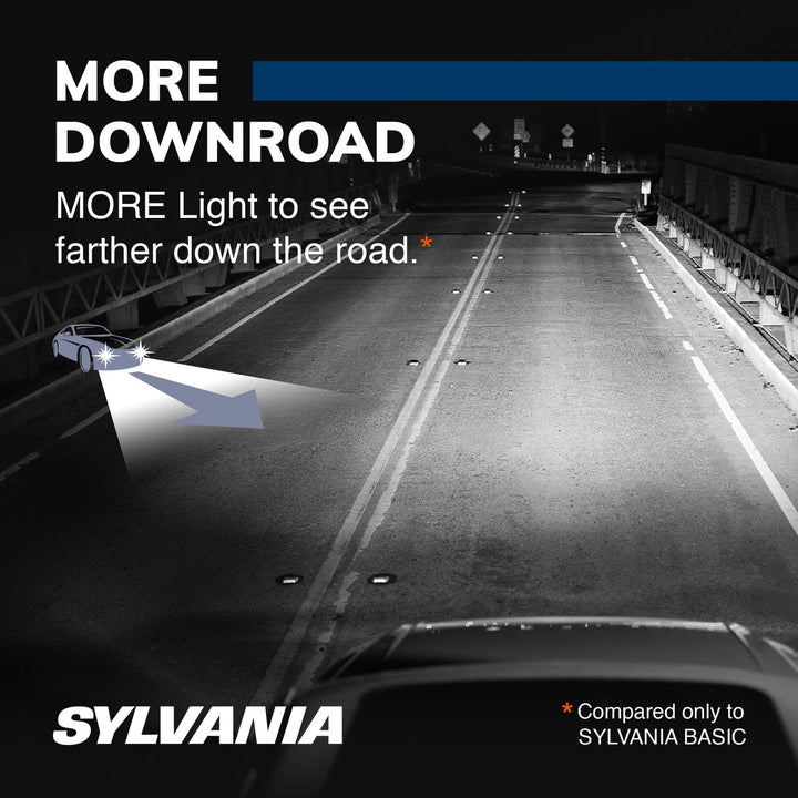 SYLVANIA - H1 SilverStar - High Performance Halogen Headlight Bulb, High Beam, Low Beam and Fog Replacement Bulb, Brighter Downroad with Whiter Light (Contains 1 Bulb)