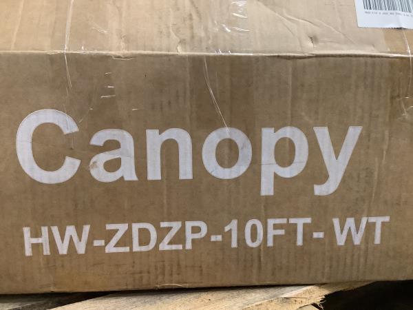 Canopy HW-ZDZP-10FT-WT 10FT Canopy - White Retail $150.00