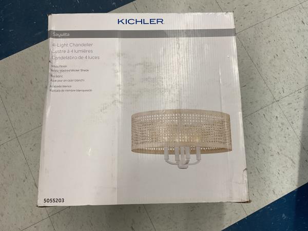 Kichler 4-Light Chandelier Lustre a 4 lumieres Retail $199.98