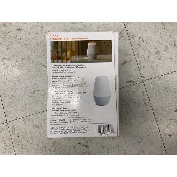 Munchkin Shhh... Portable Baby Soother - Calming Sounds Retail $25.00