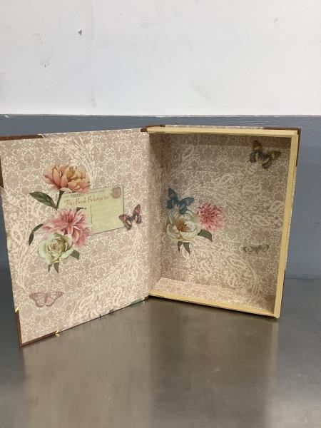 Decorative Storage Box - Butterfly and Floral Design Retail $35.00