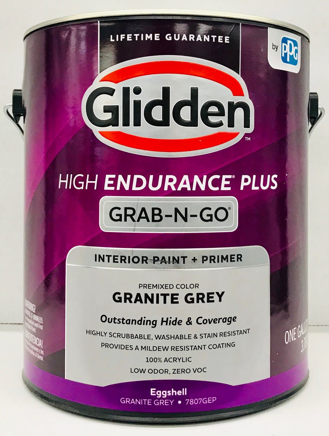 Glidden HEP Grab-N-Go Interior Paint + Primer Granite Grey / Gray  Eggshell  1 Gallon