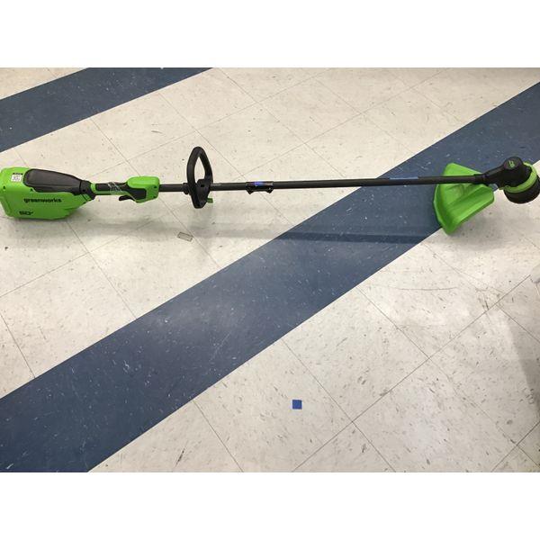 Greenworks 60V STC40006 String Trimmer - Cordless, 0.095in line, Spiral nylon line (NO BATTERY NO CHARGER) Retail $120.00