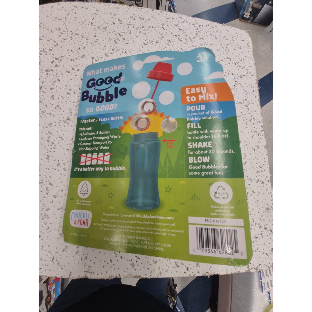 Good Bubble Bubble Refills - 6 Pack, Includes Bubble Bottle