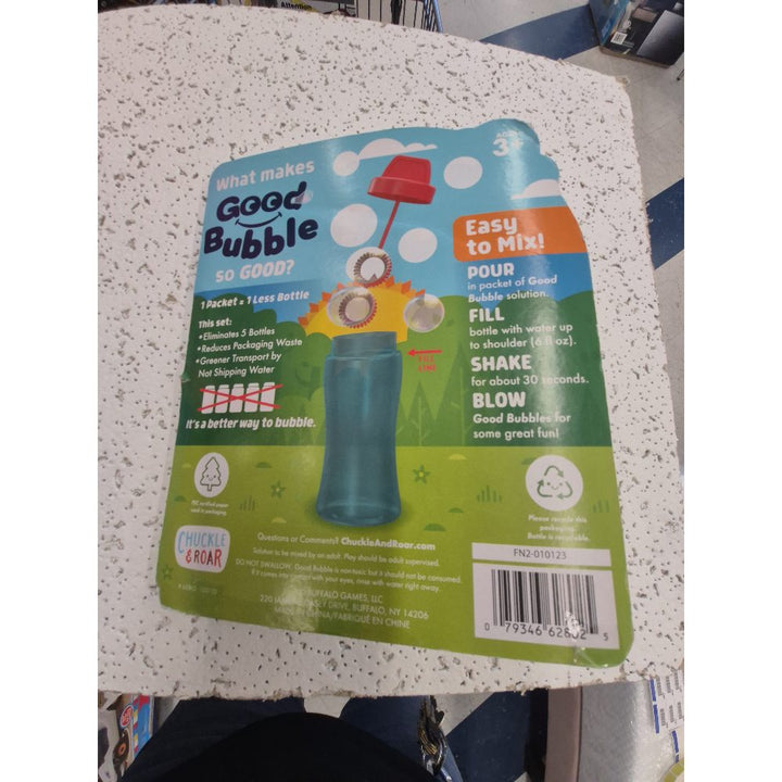 Good Bubble Bubble Refills - 6 Pack, Includes Bubble Bottle