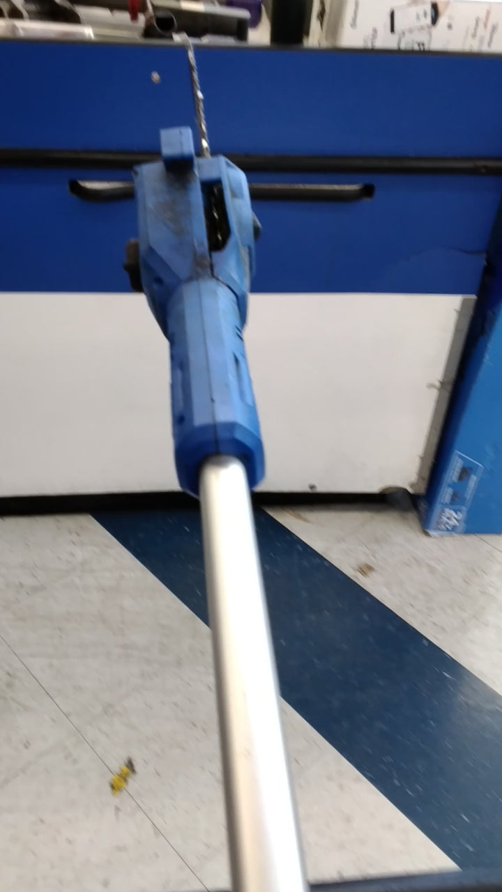 USED OK CONDITION TESTED SEE VIDEO HAS CHARGER NO BATTERY Kobalt 24-Volt Max Brushless 8-Inch Cordless Electric Pole Saw