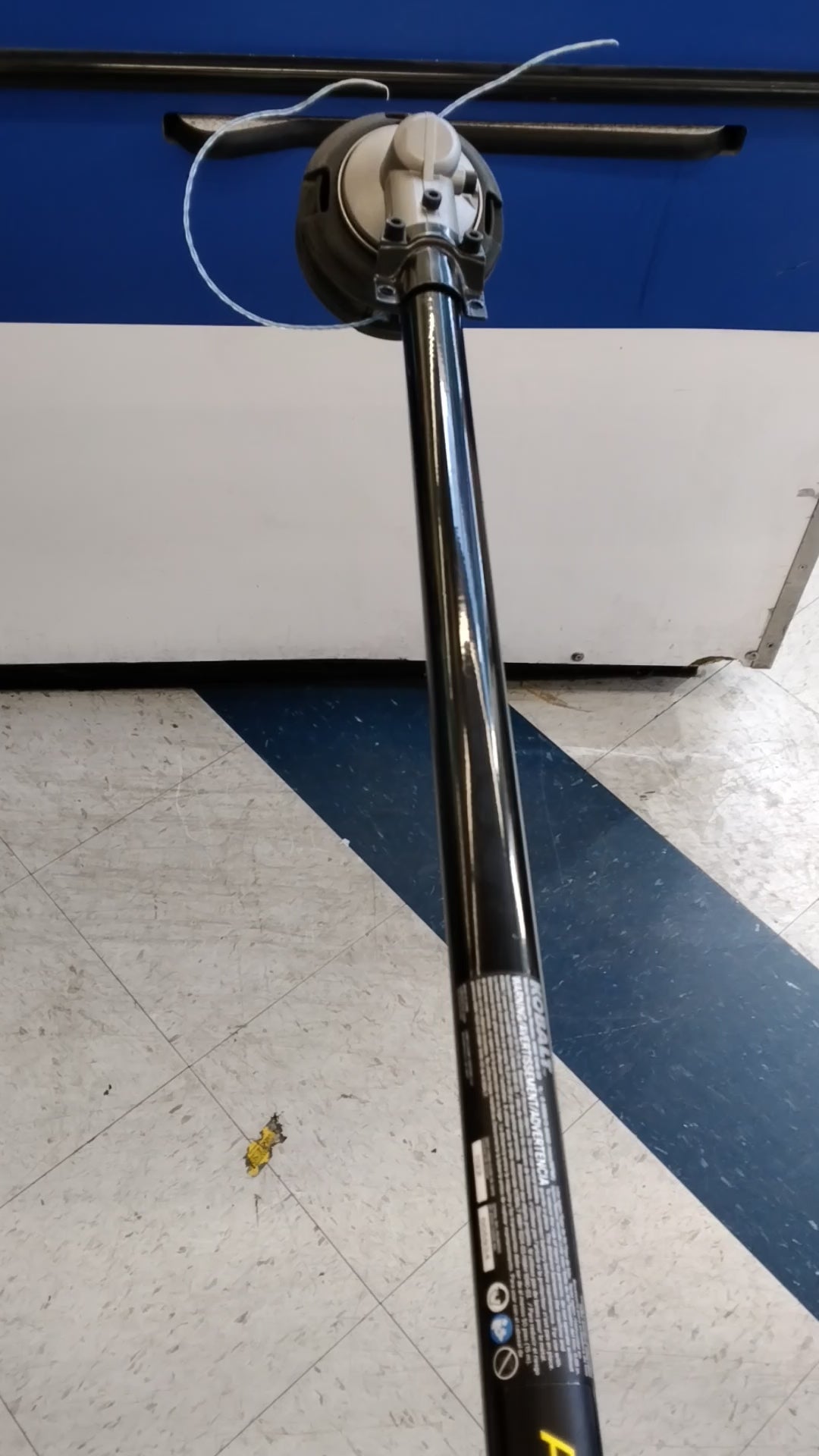 USED GOOD CONDITION HAS CHARGER NO BATERY TESTED SEE VIDEO Kobalt 24-Volt Max 15-inch Split Shaft Brushless Cordless String Trimmer Kit