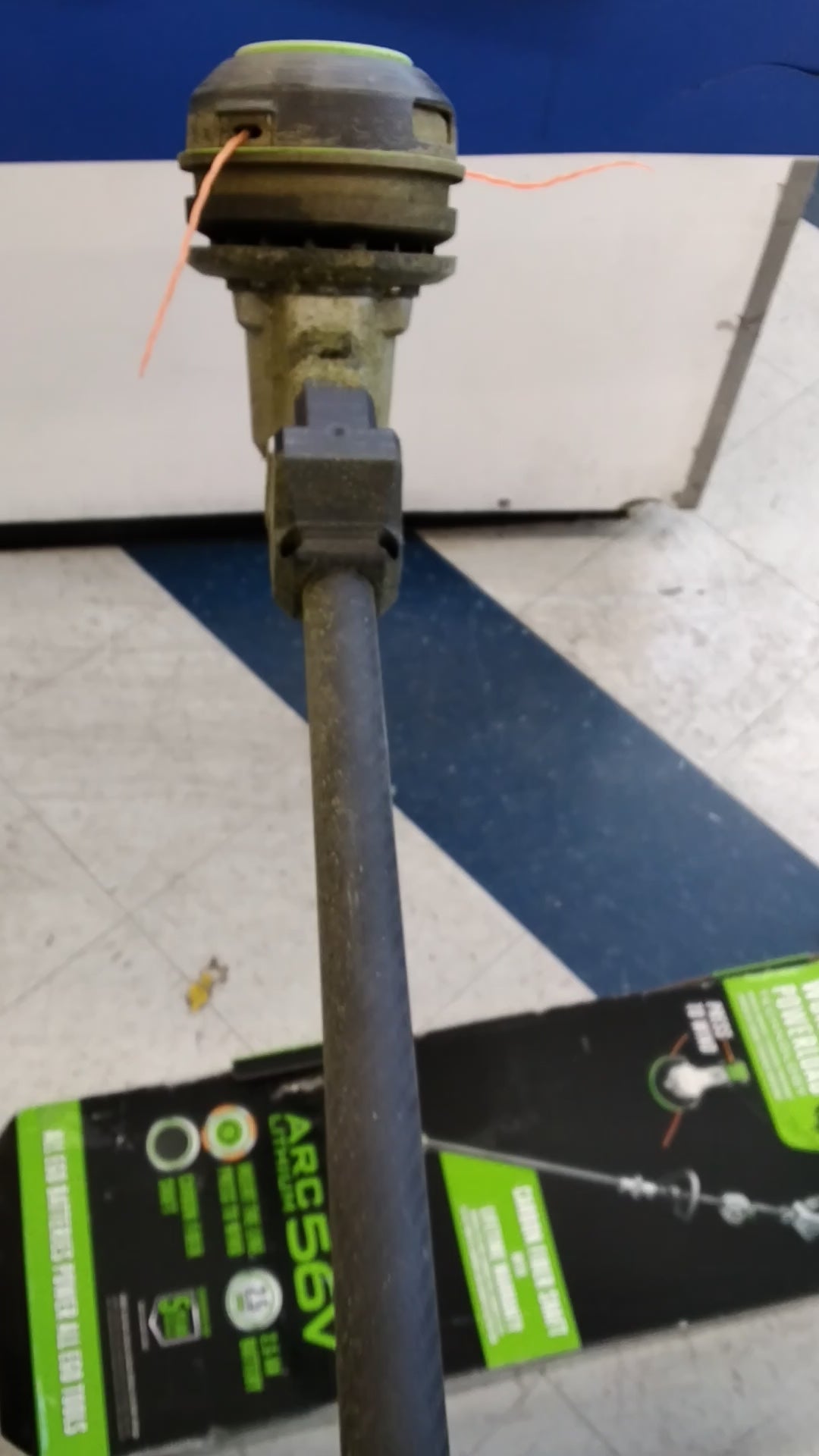 EGO 15" POWER PLUS CORDLESS STRING TRIMMER WITH POWER LOAD USED ACCEPTABLE CONDITION TESTED SEE VIDEO