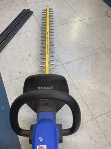 Kobalt KHT 2424B-03 Brushless Hedge Trimmer - 24V NO BATTERY NO CHARGER Retail $70.00